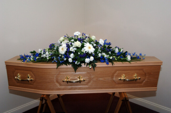 coffin-in-an-undertakers