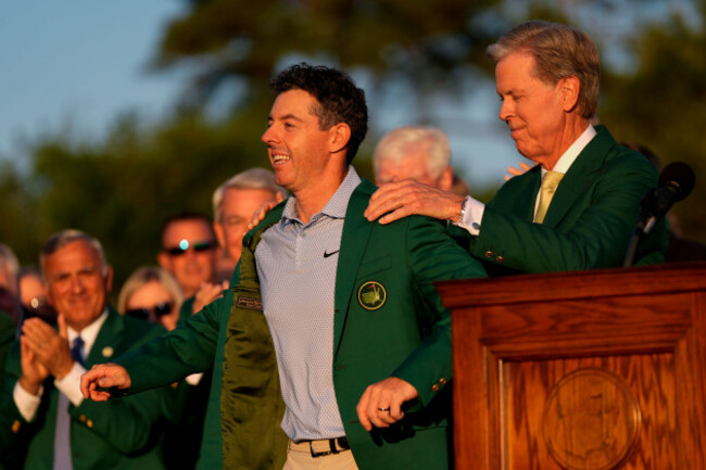 augusta-national-golf-club-chairman-fred-ridley-puts-the-green-jacket-on-rory-mcilroy-of-northern-ireland-after-the-masters-golf-tournament-at-the-augusta-national-golf-club-sunday-april-12-2026