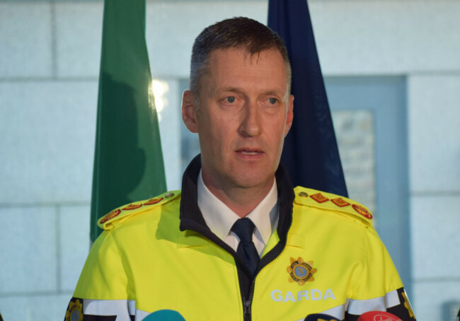 garda-commissioner-justin-kelly-speaking-to-the-media-at-garda-headquarters-dublin-on-the-fifth-day-of-a-national-fuel-protest-against-rising-fuel-prices-picture-date-saturday-april-11-2026