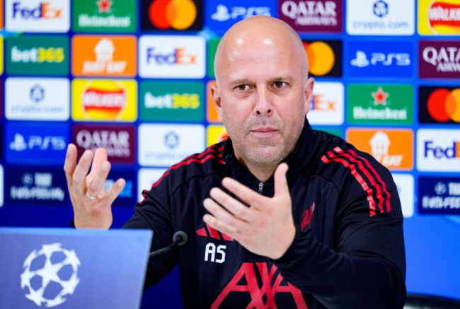 liverpool-manager-arne-slot-during-a-press-conference-at-anfield-liverpool-picture-date-monday-april-13-2026
