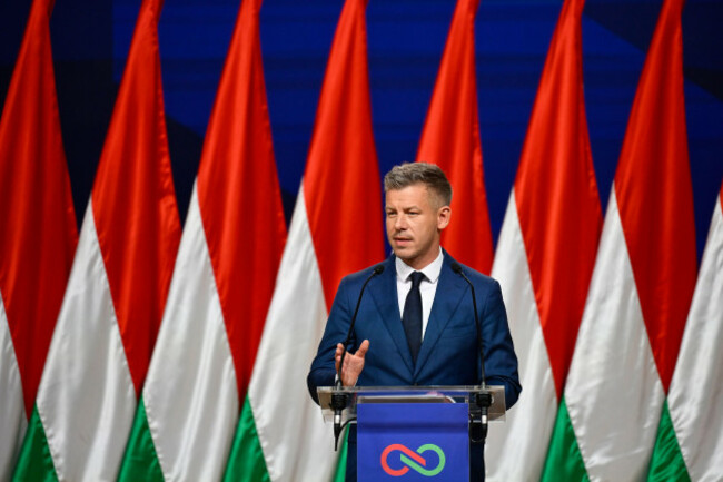 peter-magyar-gestures-as-he-speaks-to-the-media-in-budapest-hungary-monday-april-13-2026-after-defeating-prime-minister-viktor-orbans-party-in-the-countrys-parliamentary-elections-ap-photode