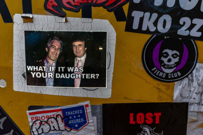 sticker-art-condemning-trumpepstein-scandal-albuquerque-new-mexico