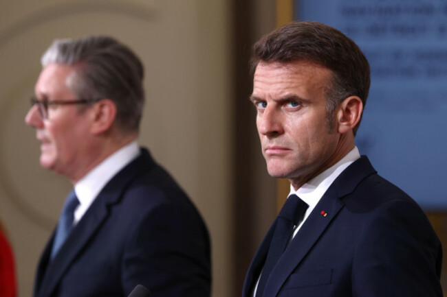prime-minister-sir-keir-starmer-left-and-french-president-emmanuel-macron-at-a-press-conference-after-a-multinational-coalition-summit-to-facilitate-shipping-in-the-strait-of-hormuz-once-the-us-iran