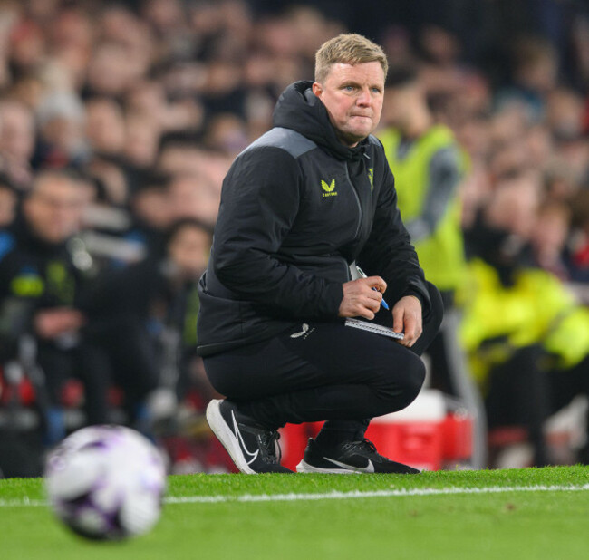 24-feb-2024-arsenal-v-newcastle-united-premier-league-emirates-stadiumnewcastle-manager-eddie-howe-picture-mark-pain-alamy-live-news
