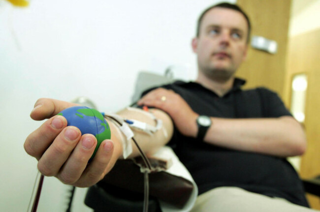 billy-dennigan-from-longford-gives-blood-in-the-irish-blood-transfusion-service-ibts-headquarters-ahead-of-tomorrows-world-blood-donor-day-the-ibts-requires-500-donations-every-day-and-3000-unit