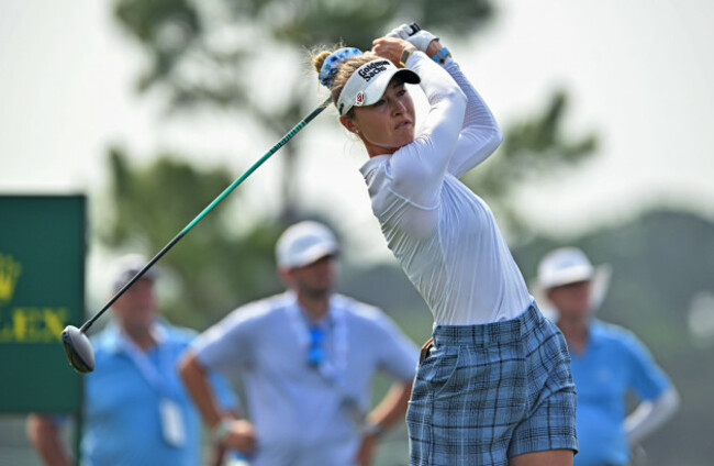 houston-tx-april-25-nelly-korda-tees-off-on-the-eighteenth-hole-during-the-third-round-of-the-chevron-championship-on-saturday-april-25-2026-at-memorial-park-golf-course-in-houston-tx-photo-b