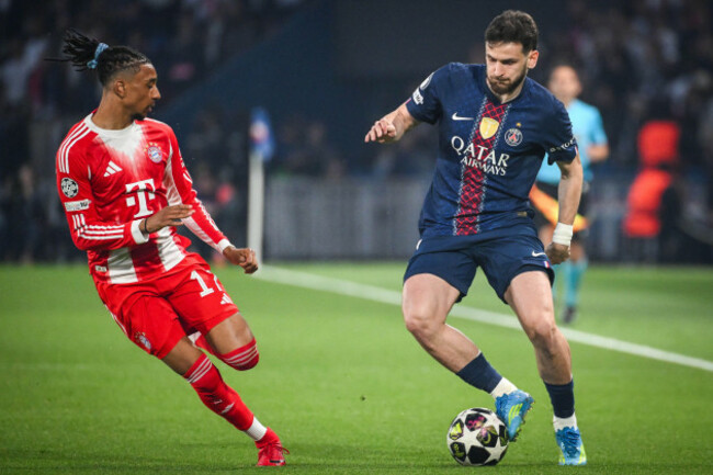 michael-olise-of-bayern-munich-and-khvicha-kvaratskhelia-of-psg-during-the-uefa-champions-league-semi-finals-1st-leg-football-match-between-paris-saint-germain-and-fc-bayern-munich-on-28-april-2026
