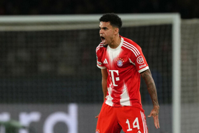 bayerns-luis-diaz-celebrates-after-scoring-his-sides-fourth-goal-during-a-champions-league-semifinal-first-leg-soccer-match-between-paris-saint-germain-and-bayern-munich-in-paris-tuesday-april-2