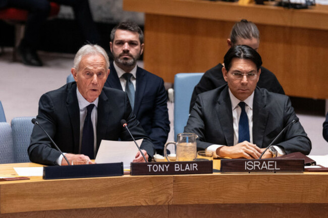 new-york-new-york-usa-28th-apr-2026-sir-tony-blair-former-prime-minister-of-united-kingdom-and-member-of-board-of-peace-set-up-by-usa-president-donald-trump-to-end-conflict-between-israel-and