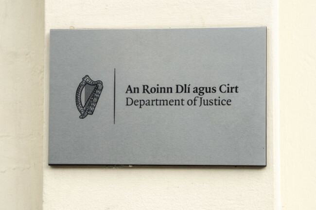 dublin-city-dublin-ireland-june-11th-2021-signage-at-the-front-of-the-department-of-justice-on-st-stephens-green
