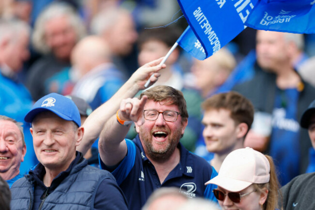 aviva-stadium-dublin-ireland-2nd-may-2026-champions-cup-rugby-leinster-versus-rc-toulon-a-leinster-supporters-after-the-full-time-whistle-credit-action-plus-sportsalamy-live-news
