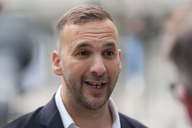 green-party-leader-zack-polanski-speaks-to-the-media-outside-the-hackney-service-centre-east-london-after-green-party-mayoral-candidate-zoe-garbett-was-declared-winner-in-the-2026-london-borough-of