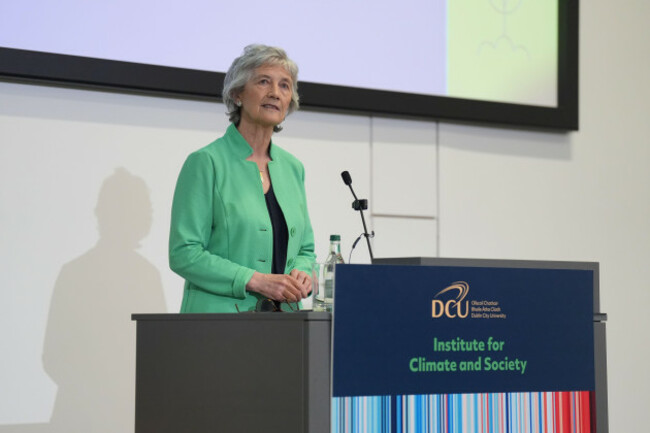 president-catherine-connolly-addressing-the-dublin-city-university-dcu-climate-conference-at-the-st-patricks-campus-in-drumcondra-picture-date-tuesday-may-12-2026