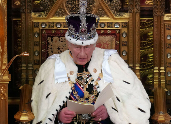 king-charles-iii-delivers-the-kings-speech-wearing-the-imperial-state-crown-and-the-robe-of-state-in-the-chamber-of-the-house-of-lords-during-the-state-opening-of-parliament-at-the-palace-of-westm