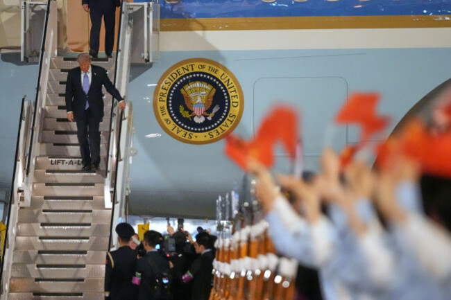 president-donald-trump-arrives-on-air-force-one-wednesday-may-13-2026-at-beijing-capital-international-airport-in-beijing-ap-photomark-schiefelbein