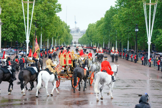 london-uk-13th-may-2026-king-charles-iii-and-queen-camilla-depart-buckingham-palace-in-the-irish-state-coach-en-route-to-the-palace-of-westminster-for-the-state-opening-of-parliament-where-the-ki