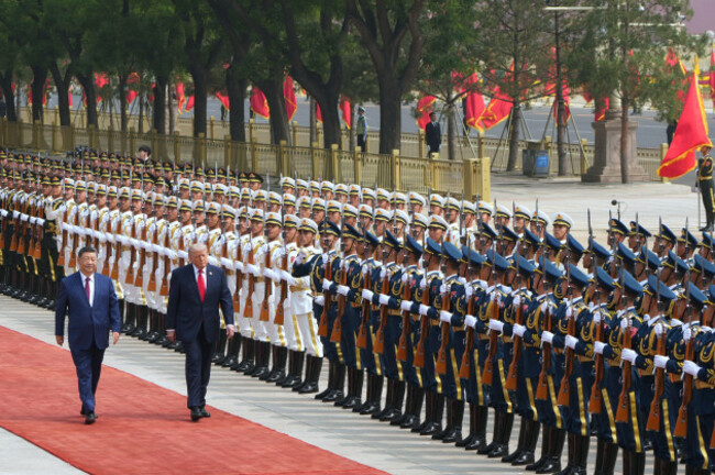 president-donald-trump-participates-in-a-welcome-ceremony-with-chinas-president-xi-jinping-at-the-great-hall-of-the-people-thursday-may-14-2026-in-beijing-ap-photomark-schiefelbein