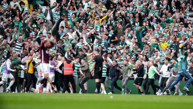 celtic-fans-celebrate-their-sides-victory-over-heart-of-midlothian-following-the-william-hill-premiership-match-at-celtic-park-glasgow-picture-date-saturday-may-16-2026
