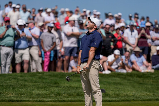 rory-mcilroy-of-northern-ireland-reacts-to-a-missed-putt-on-the-seventh-green-during-the-final-round-of-the-pga-championship-golf-tournament-at-aronimink-golf-club-sunday-may-17-2026-in-newtown