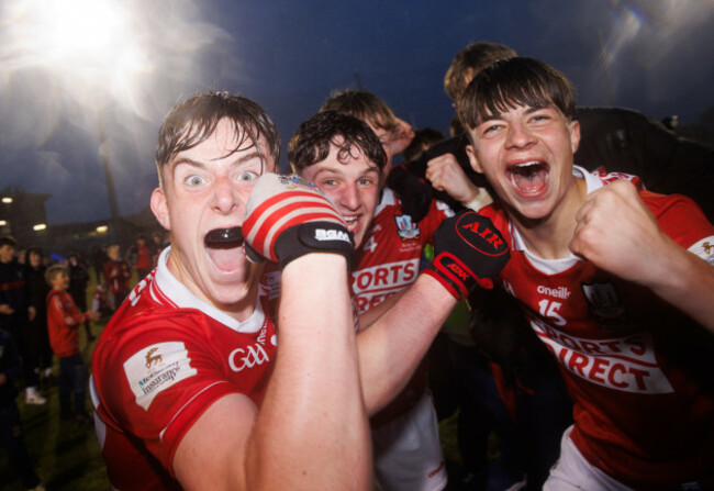 morgan-corkery-tom-whooley-conor-garvey-and-alex-oherlihy-celebrate-winning