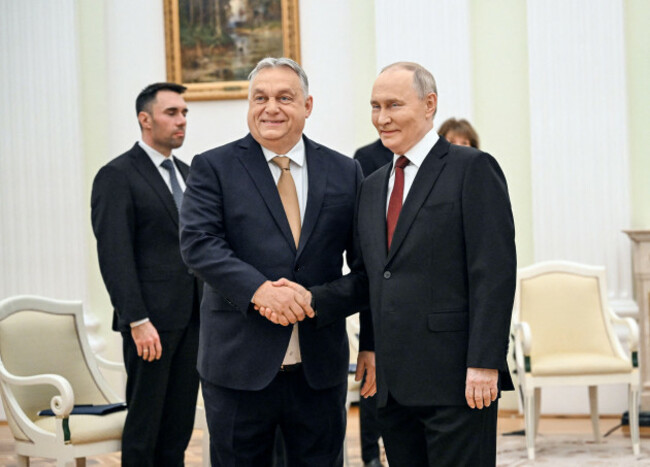 moscow-russia-28th-nov-2025-russian-president-vladimir-putin-right-and-hungarian-prime-minister-viktor-orban-second-from-left-during-talks-in-the-kremlin-credit-dmitry-azarovkommersant-phot