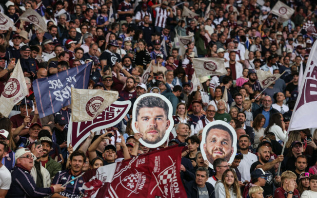 a-view-of-union-bordeaux-begles-fans-celebrating-with-cutouts-of-matthieu-jalibert-and-lachlan-swinton