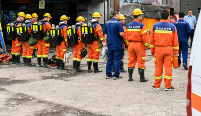 260523-qinyuan-may-23-2026-xinhua-this-photo-taken-on-may-23-2026-shows-a-scene-at-the-rescue-site-of-the-liushenyu-coal-mine-in-qinyuan-county-north-chinas-shanxi-province-the-coal-mi