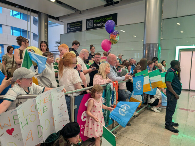hundreds-of-people-gather-in-dublin-airport-terminal-2-to-welcome-peacekeepers-from-the-127th-infantry-battalion-home-after-their-deployment-to-lebanon-as-part-of-the-united-nations-interim-force-leba