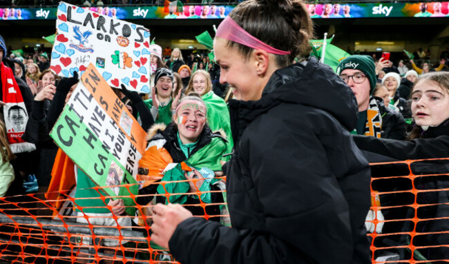 ireland-fan-roisin-kent-reacts-after-getting-caitlin-hayes-jersey-after-the-game
