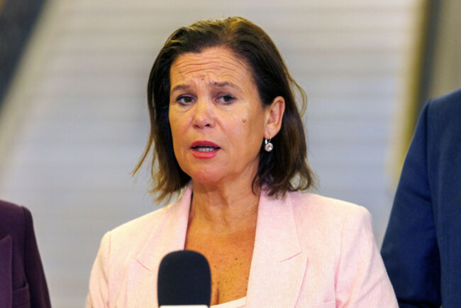 sinn-fein-president-mary-lou-mcdonald-during-a-press-conference-at-parliament-buildings-stormont-after-meeting-taoiseach-micheal-martin-during-the-taoiseachs-two-day-visit-to-northern-ireland-pict