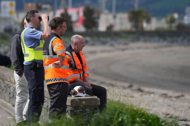members-of-coast-guard-during-a-rescue-operation-after-a-fishing-boat-sank-in-carlingford-lough-the-department-of-transport-said-the-coast-guard-received-a-report-the-vessel-was-in-trouble-near-green
