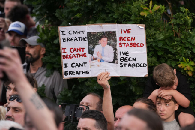 people-protest-outside-southampton-police-station-vickrum-digwa-was-jailed-at-southampton-crown-court-for-life-with-a-minimum-term-of-21-years-for-the-murder-of-18-year-old-student-henry-nowak-digwa