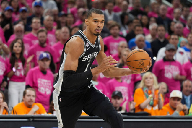 san-antonio-spurs-forward-victor-wembanyama-1-drives-against-the-new-york-knicks-during-the-first-half-of-game-1-of-the-nba-finals-basketball-series-wednesday-june-3-2026-in-san-antonio-ap-pho