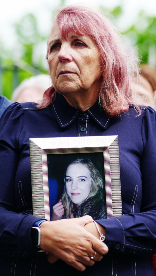 bernie-mcnally-mother-of-natalie-mcnally-outside-belfast-crown-court-after-stephen-mccullagh-who-staged-a-fake-youtube-gaming-livestream-to-provide-an-alibi-while-he-murdered-his-pregnant-girlfrien