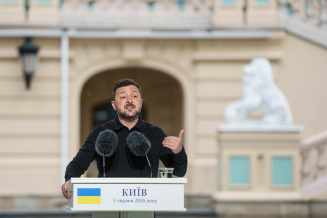 ukraines-president-volodymyr-zelenskyy-speaks-to-journalists-during-a-joint-press-conference-with-nato-secretary-general-mark-rutte-in-kyiv-ukraine-on-wednesday-june-3-2026-ap-photoevgeniy-mal