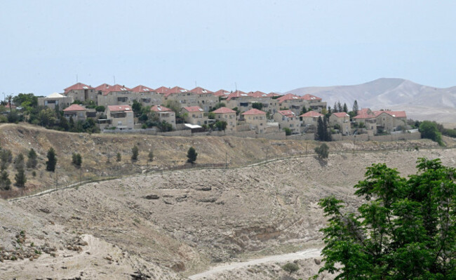 houses-in-the-maale-adumim-israeli-settlement-is-seen-in-the-judean-desert-between-jerusalem-and-jericho-on-saturday-may-9-2026-in-the-west-bank-prime-minister-benjamin-netanyahus-government-has