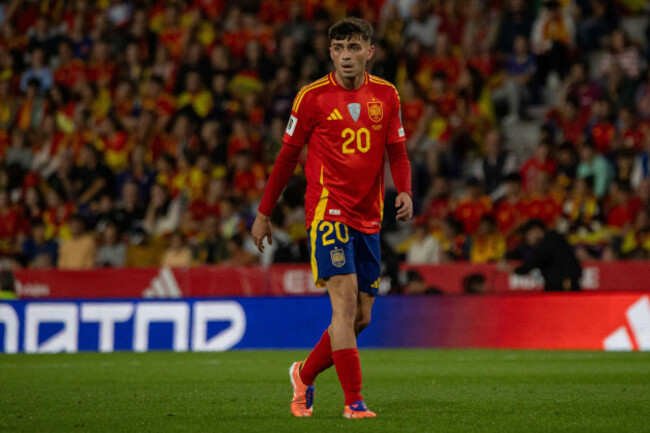 valladolid-spain-14th-oct-2025-pedro-gonzalez-lopez-pedri-of-spain-seen-in-action-during-a-match-between-the-spanish-and-bulgarian-national-teams-for-the-fourth-round-of-group-e-of-the-2026-fifa