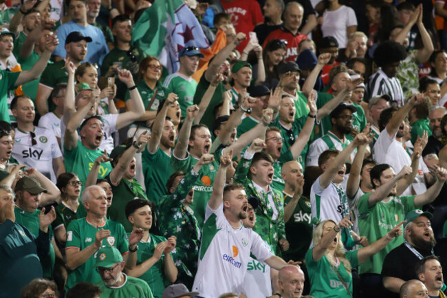 montreal-ciudad-de-mexico-canada-5th-june-2026-irish-fans-support-their-own-team-during-the-international-football-friendly-match-between-canada-and-ireland-ahead-of-the-2026-fifa-world-cup-tourn
