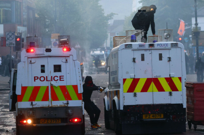 police-vehicles-come-under-attack-from-protesters-following-a-stabbing-incident-in-belfast-tuesday-june-9-2026-ap-photopeter-morrison