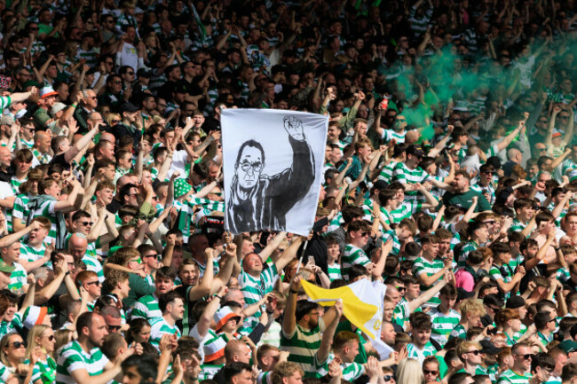 hampden-park-glasgow-uk-23rd-may-2026-scottish-cup-final-football-celtic-versus-dunfermline-celtic-fans-with-martin-oneill-banner-credit-action-plus-sportsalamy-live-news