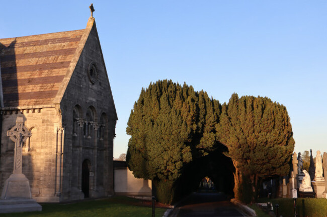 Chapel & Yew Trees
