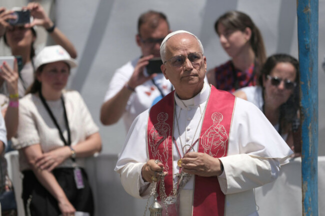 pope-leo-xiv-attends-a-meeting-with-organizations-working-with-migrants-in-arguineguin-in-las-palmas-de-gran-canaria-spain-thursday-june-11-2026-ap-photoarturo-rodriguez
