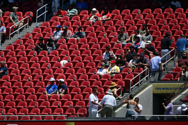 fans-watch-the-game-amidst-empty-seats-during-the-world-cup-group-b-soccer-match-between-qatar-and-switzerland-in-santa-clara-calif-near-san-francisco-saturday-june-13-2026-ap-photoeakin-howa