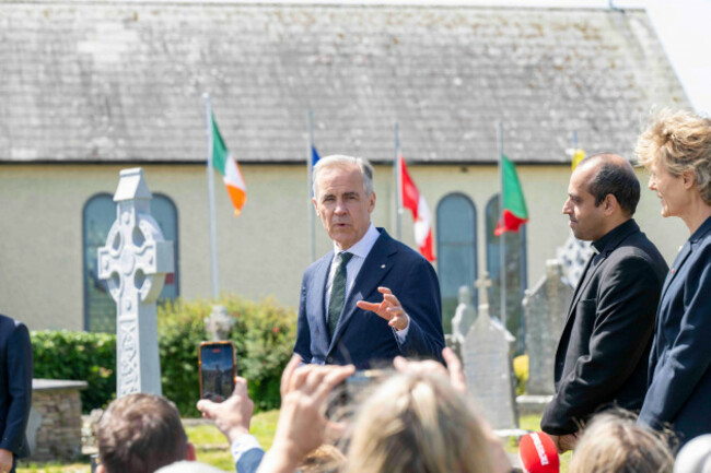 canadian-prime-minister-mark-carney-during-a-visit-to-aughagower-in-co-mayo-the-home-county-of-his-irish-grandparents-as-part-of-his-visit-to-ireland-picture-date-sunday-june-14-2026