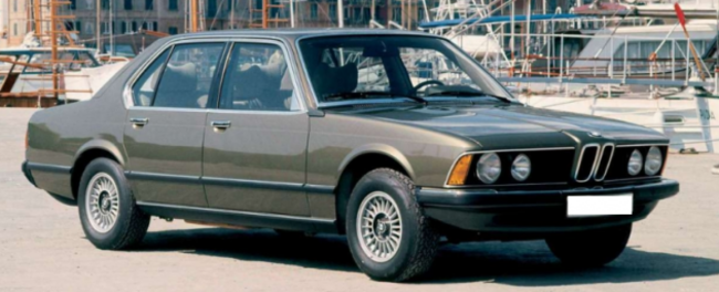 A BMW 735i
