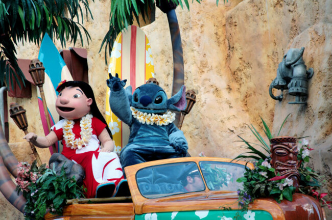 lilo-and-stitch-characters-at-a-parade-at-disney-hollywood-studios