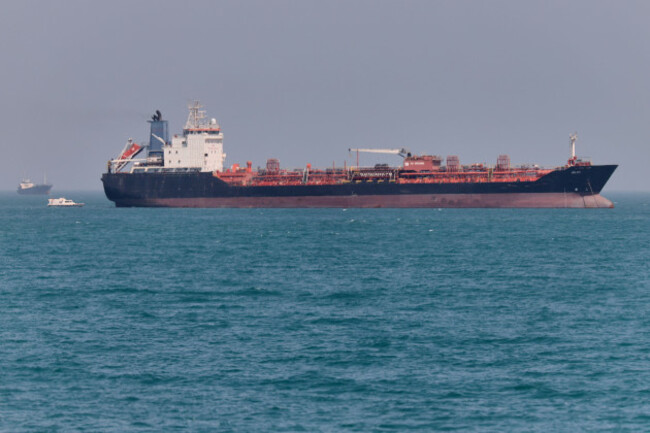 an-oil-tanker-sits-at-anchor-in-the-strait-of-hormuz-off-bandar-abbas-iran-saturday-may-2-2026-amirhosein-khorgooiisna-via-ap