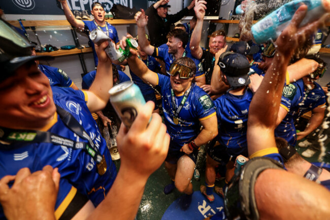 leinster-players-celebrate-in-the-dressing-room-after-the-game