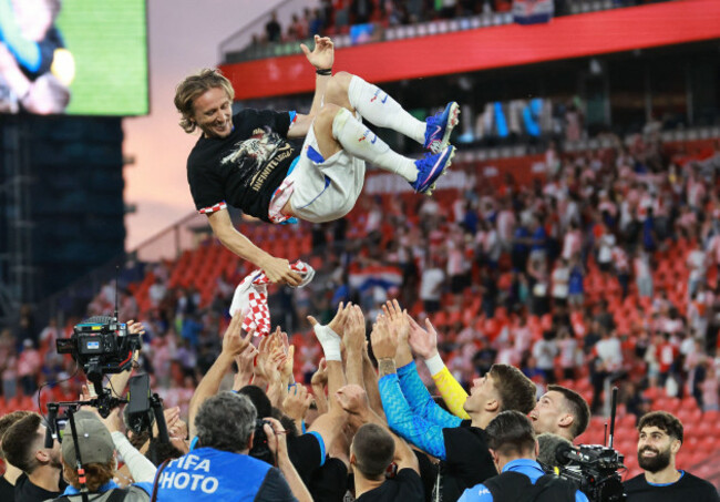 toronto-canada-23rd-june-2026-luka-modric-top-of-croatia-is-thrown-in-the-air-as-his-teammates-wear-shirts-celebrating-modrics-200th-game-for-croatia-after-the-group-l-match-between-croatia-and