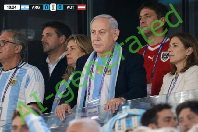 Netanyahu image AI